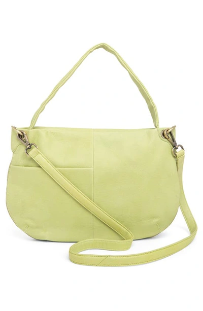 Shop Hobo Vale Leather Shoulder Bag In Wasabi