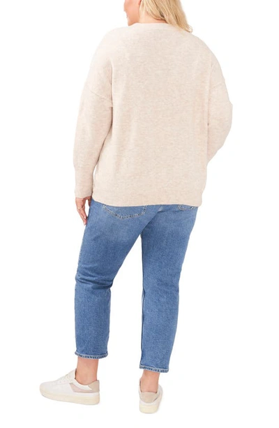 Shop Vince Camuto Crewneck Sweater In Malted Beige