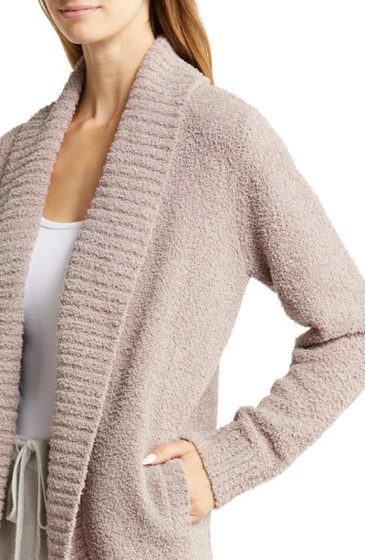 Shop Barefoot Dreams Cozychic™ Chenille Circle Cardigan In Deep Taupe