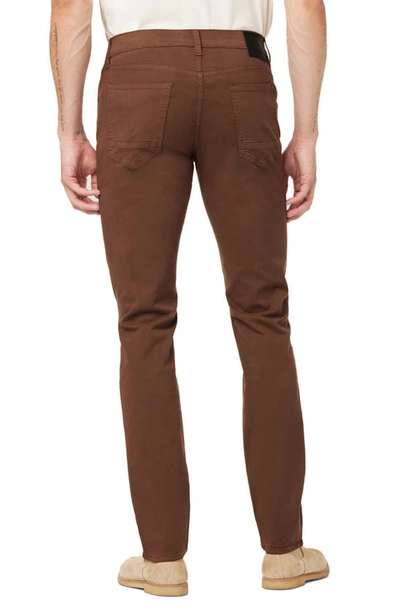Shop Hudson Blake Slim Straight Leg Jeans In Chocolate Brown