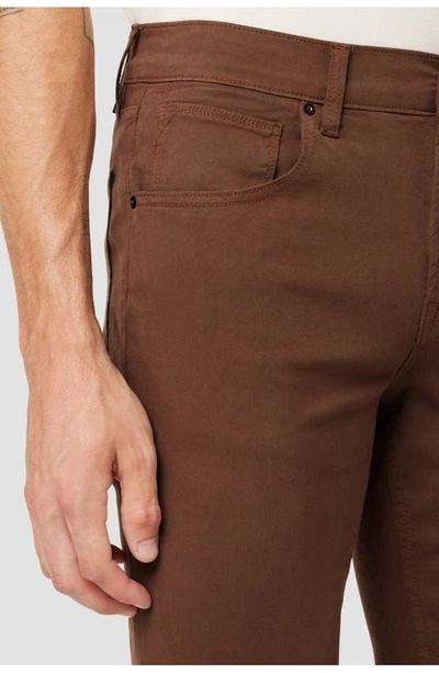 Shop Hudson Blake Slim Straight Leg Jeans In Chocolate Brown