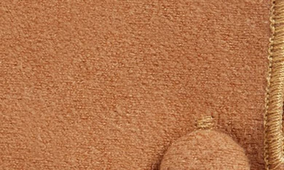 Clifton Wilson Solid Sueded Cotton Pocket Square In Tan