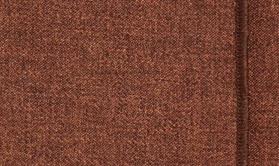 Clifton Wilson Solid Brown Wool Pocket Square In Brown