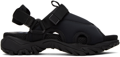 Shop Mcq By Alexander Mcqueen Black L11 Sandals In 1000 Black