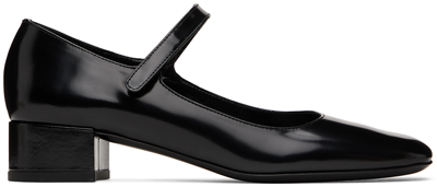 Shop By Far Black Ginny Loafers In Bl Black
