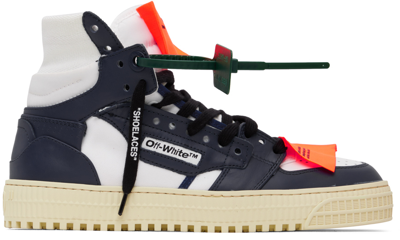 Shop Off-white Navy High Off-court 3.0 Sneakers In Dark Blue