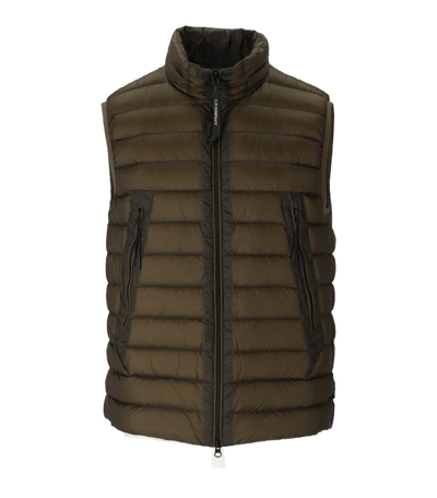 Shop C.p. Company Dd Shell Military Green Vest In Verde