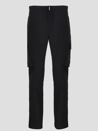Shop Givenchy Slim Cargo Pants In Black