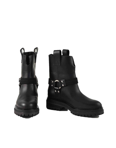 Shop Sergio Rossi Womens Black Booties