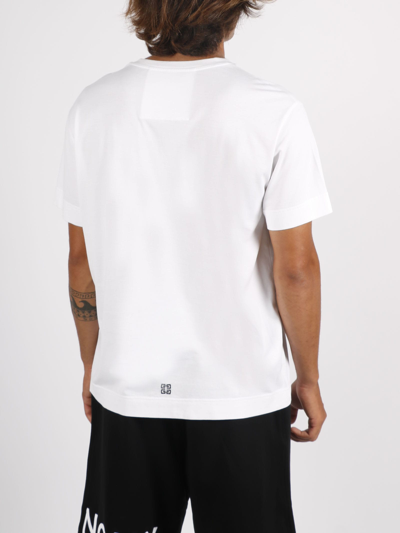 Shop Givenchy College Embroidered T-shirt In White