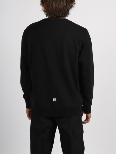 Shop Givenchy College Embroidered Sweatshirt In Black