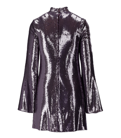 Shop Aniye By Kika Purple Sequins Dress In Lilla