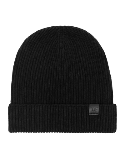 Shop Tom Ford Cashmere Hat In Black