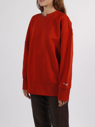 Shop Stella Mccartney Falabella Chain Detail Sweatshirt In Red