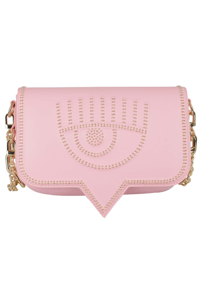 Shop Chiara Ferragni Eyelike Bags In Fairy Tale Gold