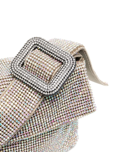Shop Benedetta Bruzziches Silver-tone Vitty La Mignon Shoulder Bag In Argento