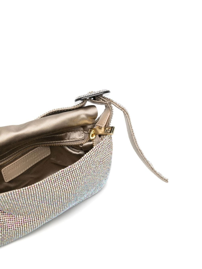 Shop Benedetta Bruzziches Silver-tone Vitty La Mignon Shoulder Bag In Argento