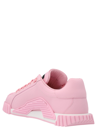 Shop Dolce & Gabbana Logo Sneakers In Pink