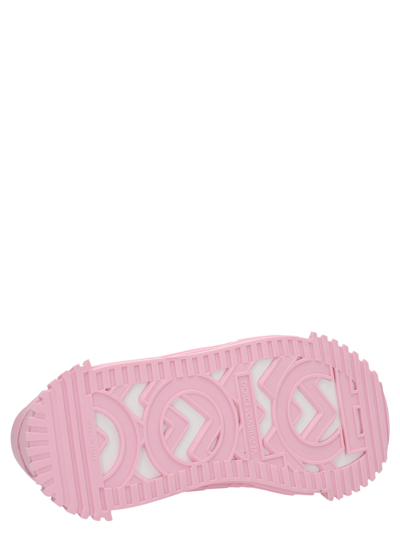 Shop Dolce & Gabbana Logo Sneakers In Pink