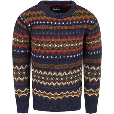 Shop Barbour Multicolor Sweater For Boy