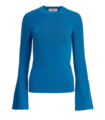 Shop Essentiel Antwerp Cochin Blue Crewneck Jumper