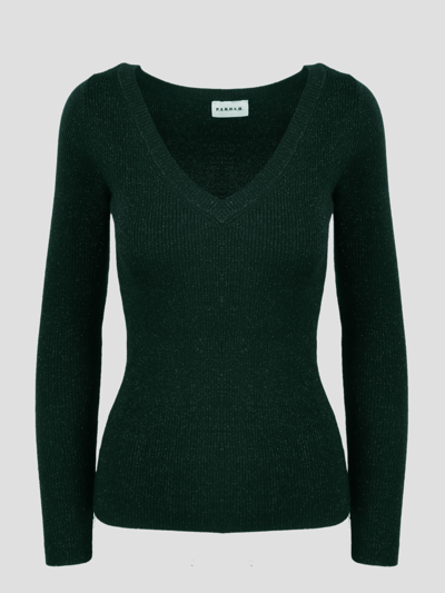 Shop P.a.r.o.s.h Loulux Sweater In Green