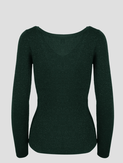 Shop P.a.r.o.s.h Loulux Sweater In Green