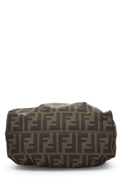 Pre-owned Fendi Brown Zucca Canvas Chef Handbag Mini