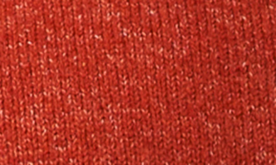 Vince Camuto Extended Shoulder Colorblock Sweater In Rust