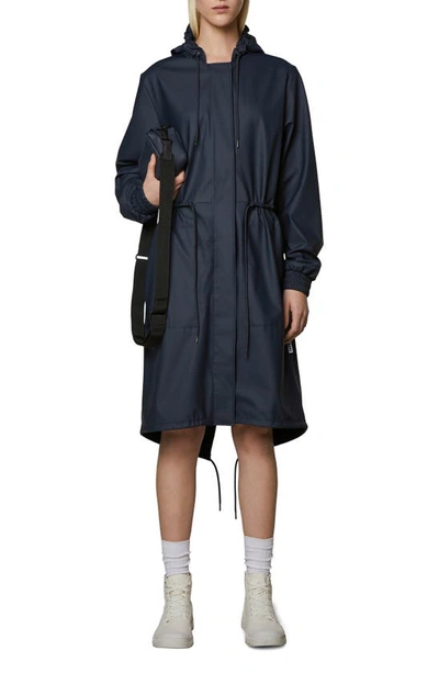 Shop Rains String Waterproof Jacket In Navy