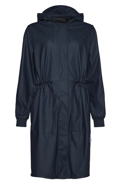 Shop Rains String Waterproof Jacket In Navy