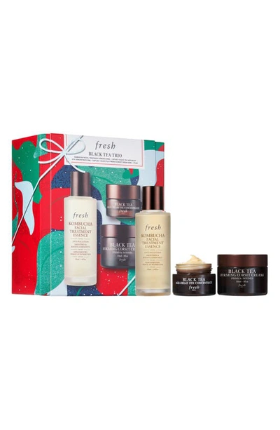 Shop Fresh Black Tea Moisturizers & Essence Gift Set Usd $161 Value