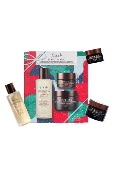 Shop Fresh Black Tea Moisturizers & Essence Gift Set Usd $161 Value