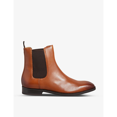 Shop Ted Baker Maisonn Leather Chelsea Boots In Tan