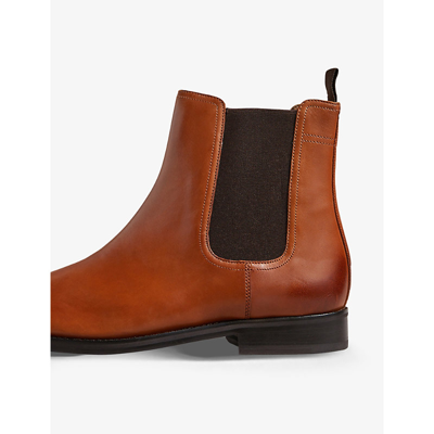 Shop Ted Baker Maisonn Leather Chelsea Boots In Tan