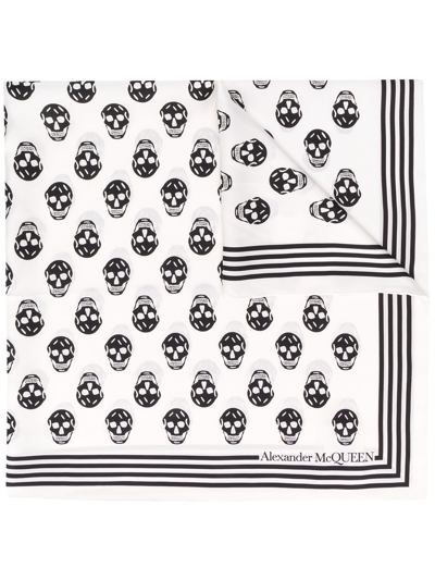 Shop Alexander Mcqueen Scarfs White