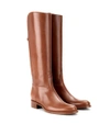 LORO PIANA Wellington leather boots