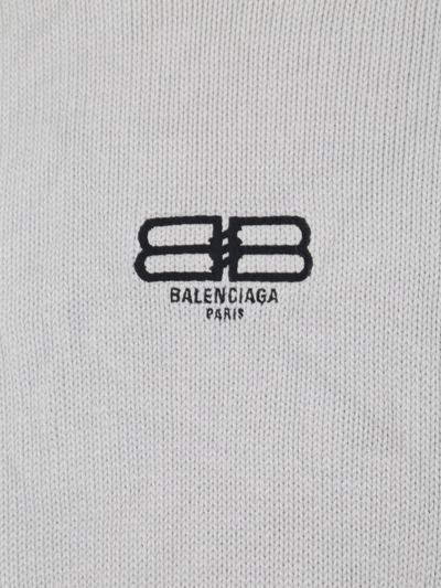 Shop Balenciaga Sweaters White