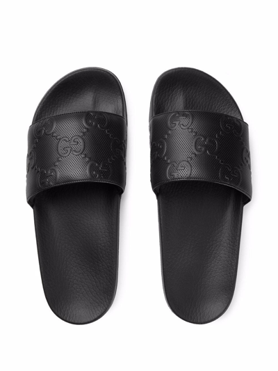 Shop Gucci Sandals Black