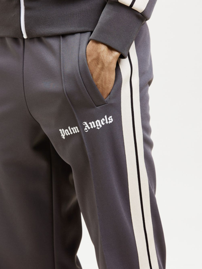 Shop Palm Angels Trousers Grey