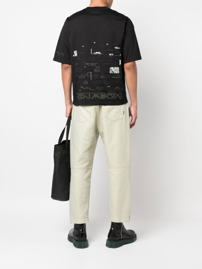 Shop Stone Island Shadow Project T-shirts And Polos Black