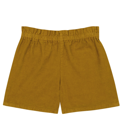 Shop Bonpoint Milly Corduroy Shorts In Camel