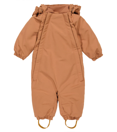 Shop Liewood Baby Lin Snowsuit In Tuscany Rose