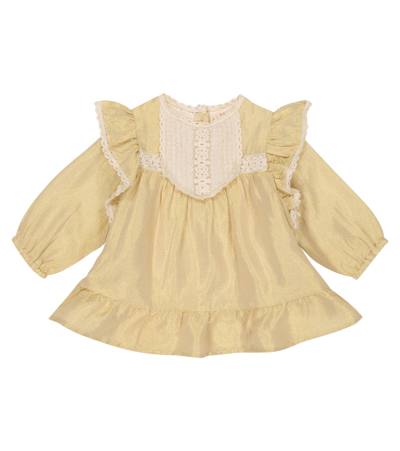 Shop Louise Misha Baby Arabella Dress In Gold