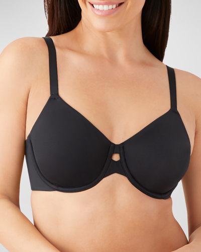 Shop Wacoal Superbly Smooth Full Coverage Bra In Black