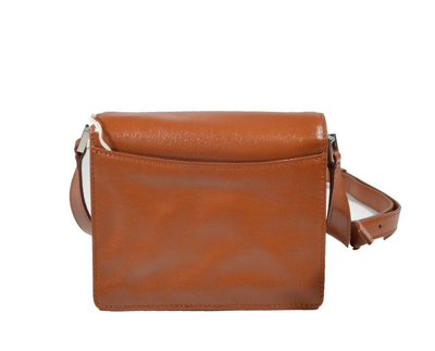 Shop Marni Foldover Top Shoulder Bag In Cammello