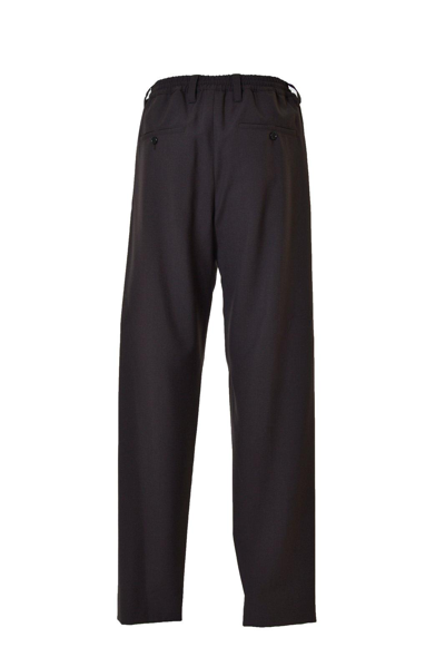 Shop Marni Button Detailed Straight Leg Trousers In Marrone