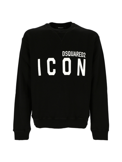 Shop Dsquared2 Icon Cool Sweatshirt In Black