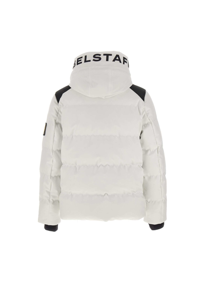 Shop Belstaff Gyro Down Jacket In White