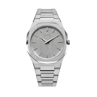 D1 Milano Watch Ultra Thin Bracelet 40 Mm In White